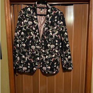 INC  Floral Print 2 pieces Blazer & vest. Lined. Size XL. NWOT. BEST DRESSED